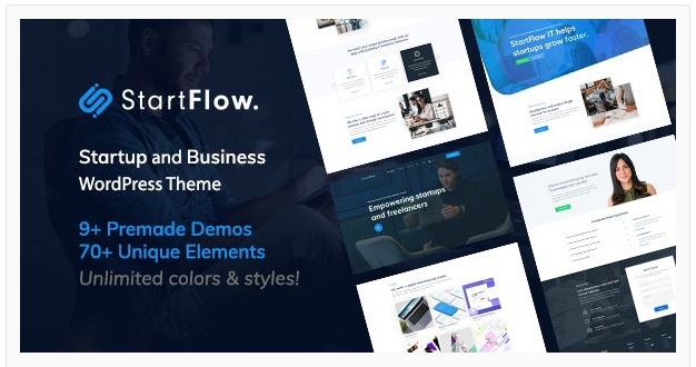 قالب وردپرس startflow 1