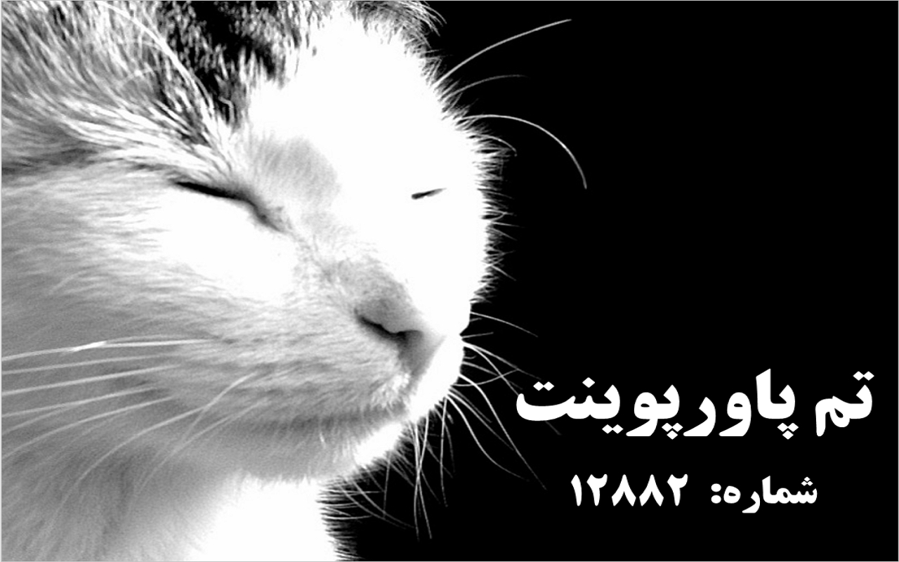 تم پاورپوینت شماره 12882