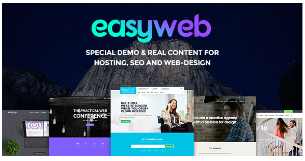 قالب وردپرس EasyWeb 1 قالب وردپرس EasyWeb 1