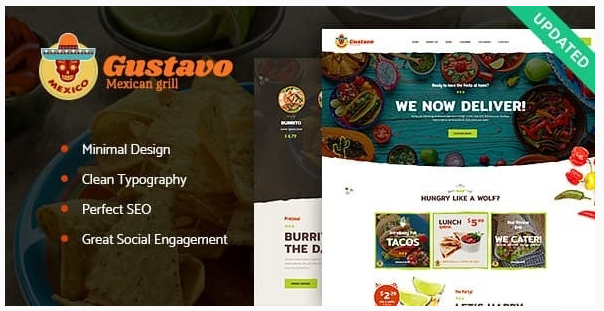 قالب وردپرس Gustavo 1 قالب وردپرس Gustavo 1