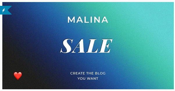 قالب وردپرس Malina 1