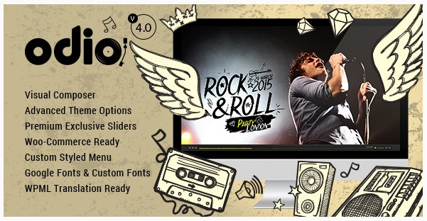 قالب وردپرس Odio 1 قالب وردپرس Odio 1