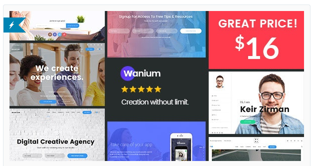 قالب وردپرس Wanium 1 قالب وردپرس Wanium 1