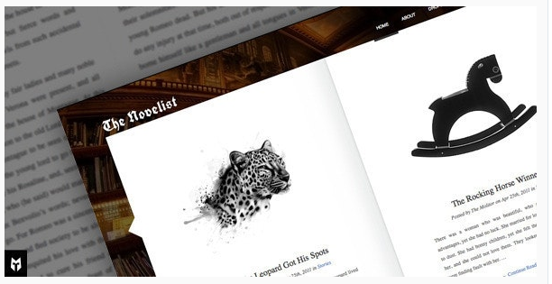 قالب وردپرس Novelist 1 قالب وردپرس Novelist 1