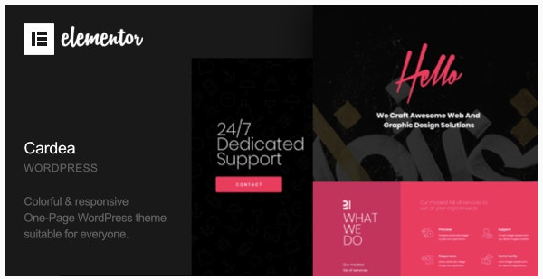 قالب وردپرس Cardea 1