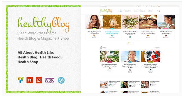 قالب وردپرس Healthy 1 قالب وردپرس Healthy 1