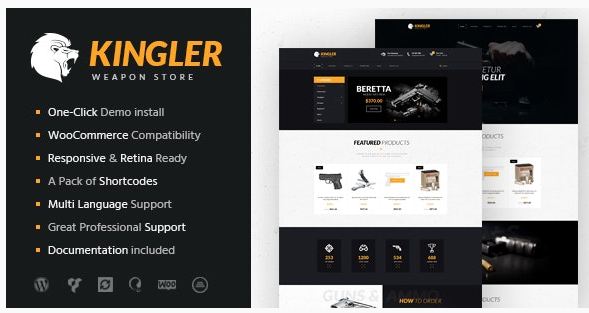 قالب وردپرس Kingler 1