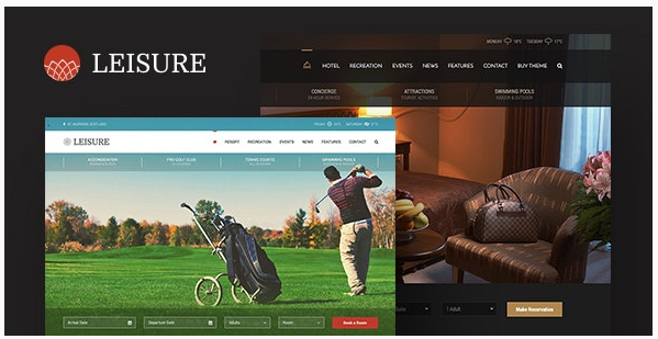 قالب وردپرس Leisure 1