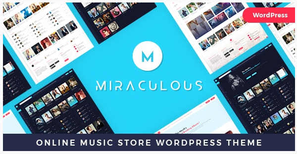 قالب وردپرس Miraculous 1