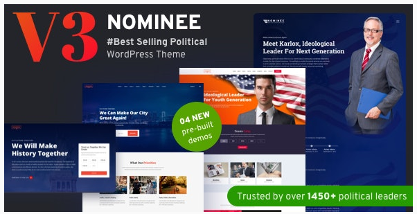 قالب وردپرس Nominee 1