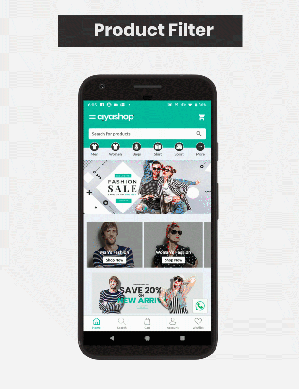 سورس اپليكيشن فروشگاهي Ciyashop-Android 4