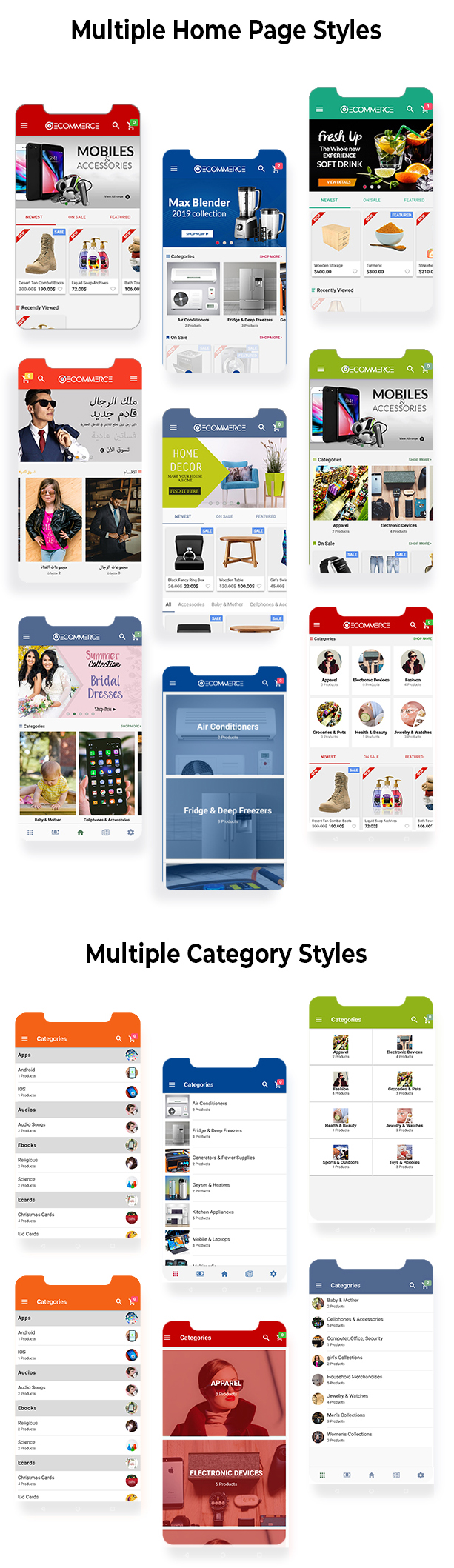 سورس اپليكيشن فروشگاهي Android (Lonic)