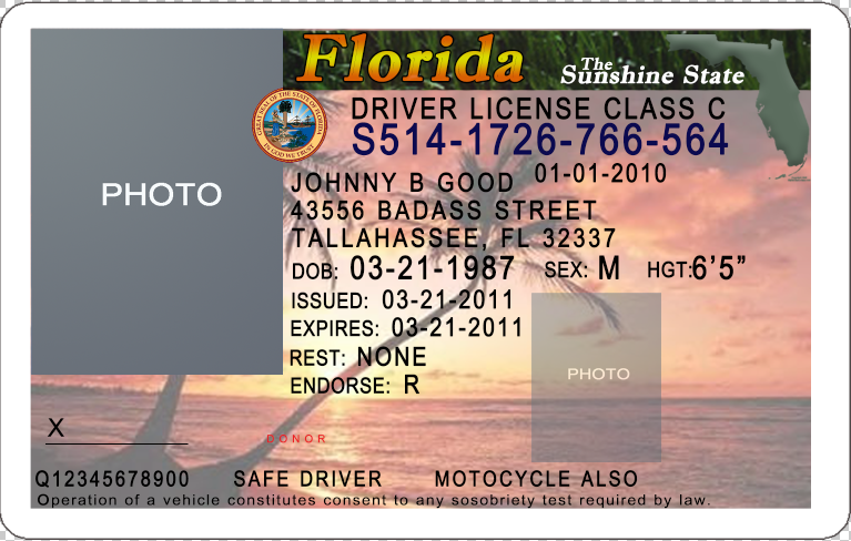 دانلود لایه باز گواهینامه رانندگی امریکا - فلوریدا نسخه 1 5 دانلود لایه باز گواهینامه رانندگی امریکا - فلوریدا نسخه 1