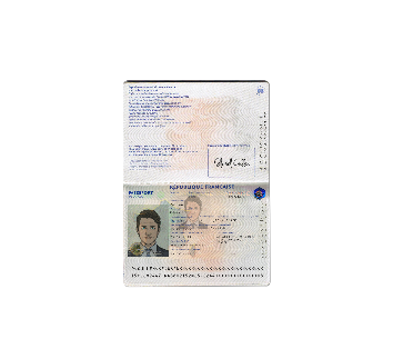 پاسپورت فرانسه نسخه 1