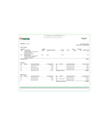 صورتحساب Fidelity Bank 1 صورتحساب Fidelity Bank 1