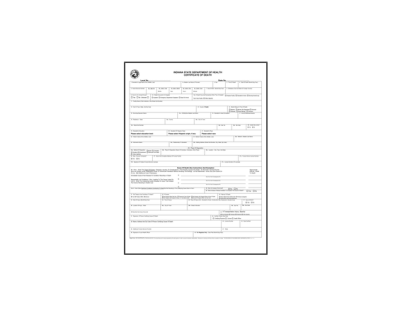 گواهی ولادت بیمارستان ایندیانا – امریکا