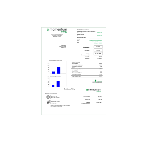 دانلود قبض انرژی استرالیا 1 دانلود قبض انرژی استرالیا 1