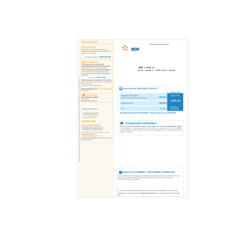 دانلود قبض انرژی فرانسه 1 دانلود قبض انرژی فرانسه 1