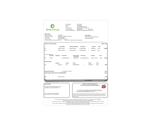 دانلود قبض انرژی اسپانیا 1