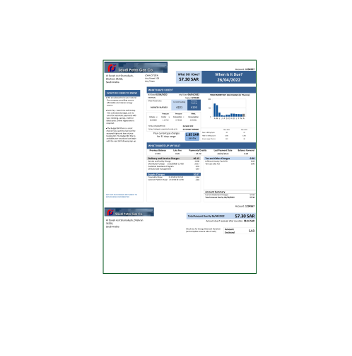دانلود قبض گاز عربستان 1 دانلود قبض گاز عربستان 1