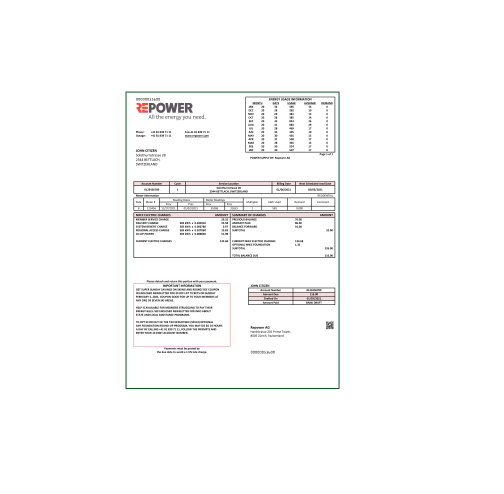 دانلود قبض انرژی سوئیس 1 دانلود قبض انرژی سوئیس 1