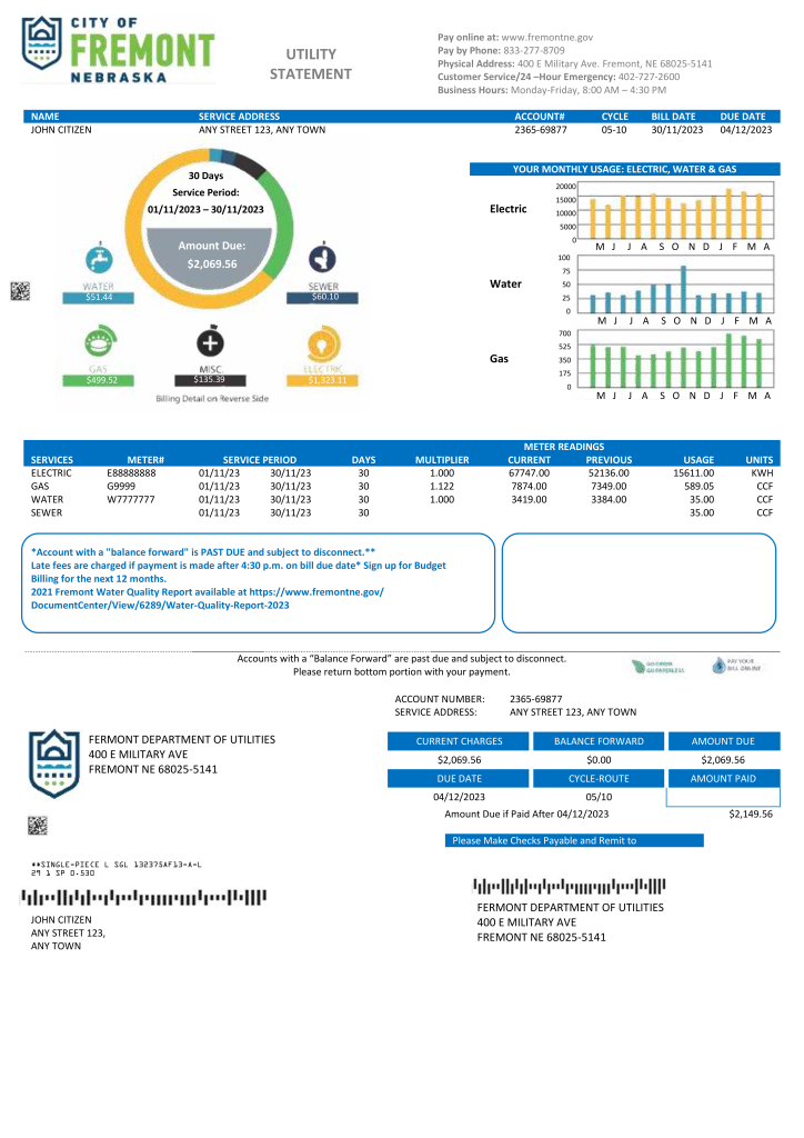 قبض آب امریکا - نبراسکا