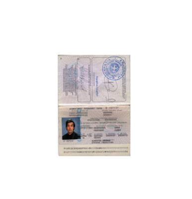 دانلود لایه باز پاسپورت یونان