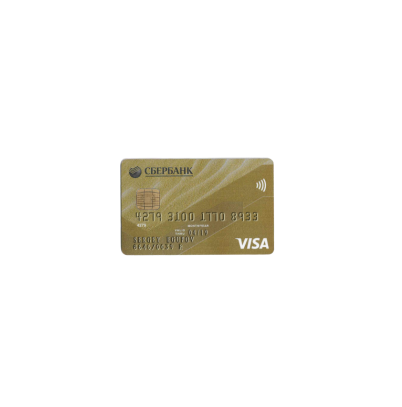 ویزا کارت طلایی Sber Bank 1
