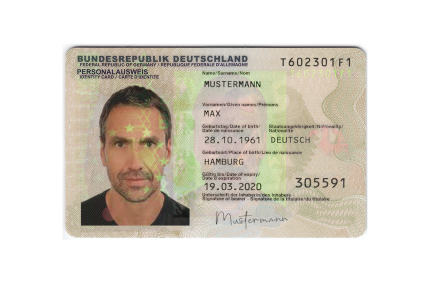 دانلود لایه باز آیدی کارت آلمان نسخه 4 1