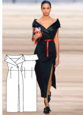 الگو خیاطی شماره 0160