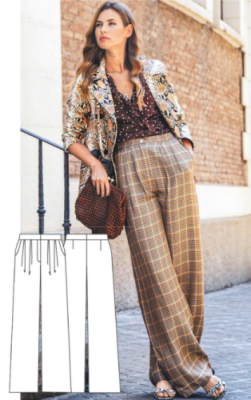 الگو خیاطی شماره 0174