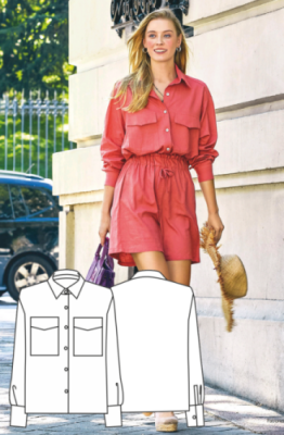 الگو خیاطی شماره 0257