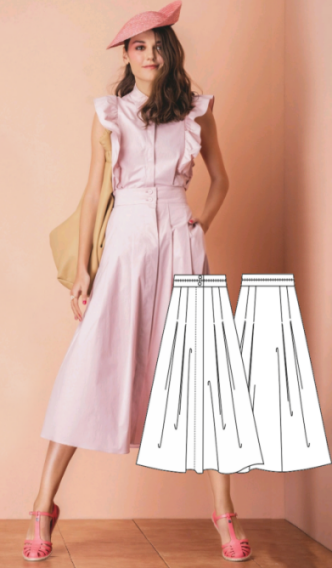 الگو خیاطی شماره 0266 1 الگو خیاطی شماره 0266 1