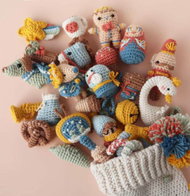 الگو عروسک های بافتنی شماره 0025