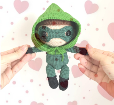 الگو عروسک های بافتنی شماره 0344