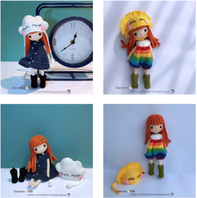 الگو عروسک های بافتنی شماره 0563