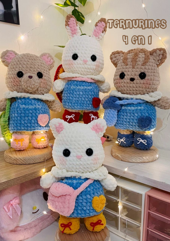الگو عروسک های بافتنی شماره 0621 1