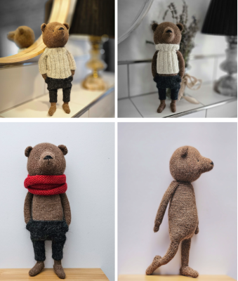 الگو عروسک های بافتنی شماره 0838