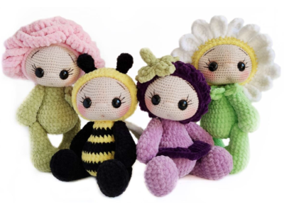 الگو عروسک های بافتنی شماره 0841