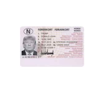 دانلود لایه باز گواهینامه رانندگی نروژ