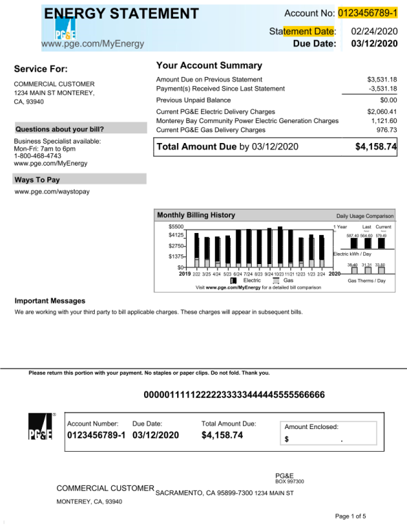 دانلود قبض انرژی اسپانیا