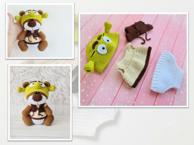 الگو عروسک های بافتنی شماره 0947