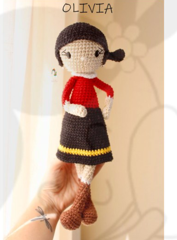 الگو عروسک های بافتنی شماره 0954 1