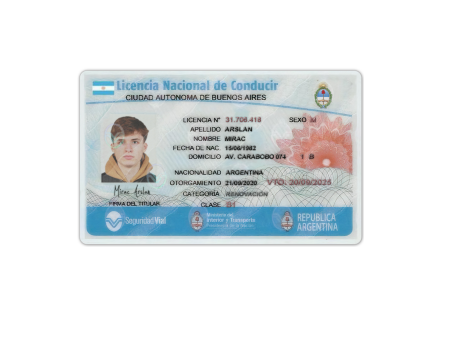 دانلود لایه باز گواهینامه رانندگی آرژانتین 1 دانلود لایه باز گواهینامه رانندگی آرژانتین 1