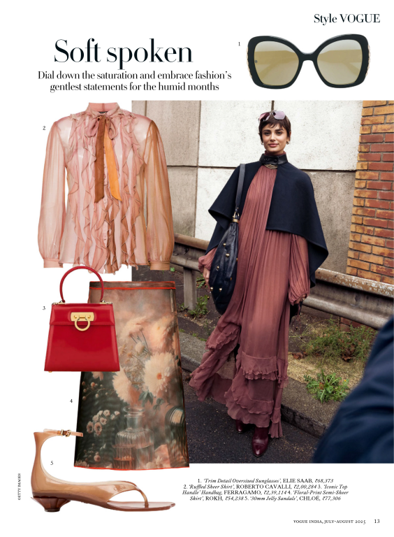 مجله ووگ vogue هند آگوست و جولای 2025