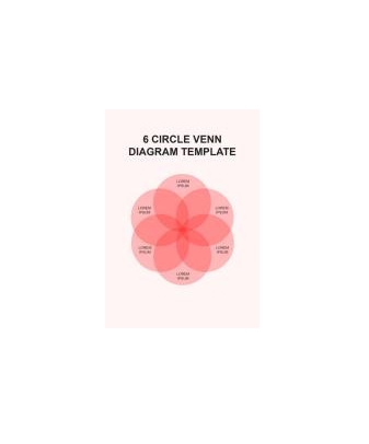 دانلود نمودار 6 Circle Venn Diagram Template 1 دانلود نمودار 6 Circle Venn Diagram Template 1