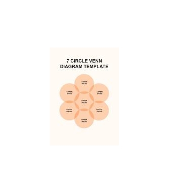 دانلود نمودار 7 Circle Venn Diagram Template