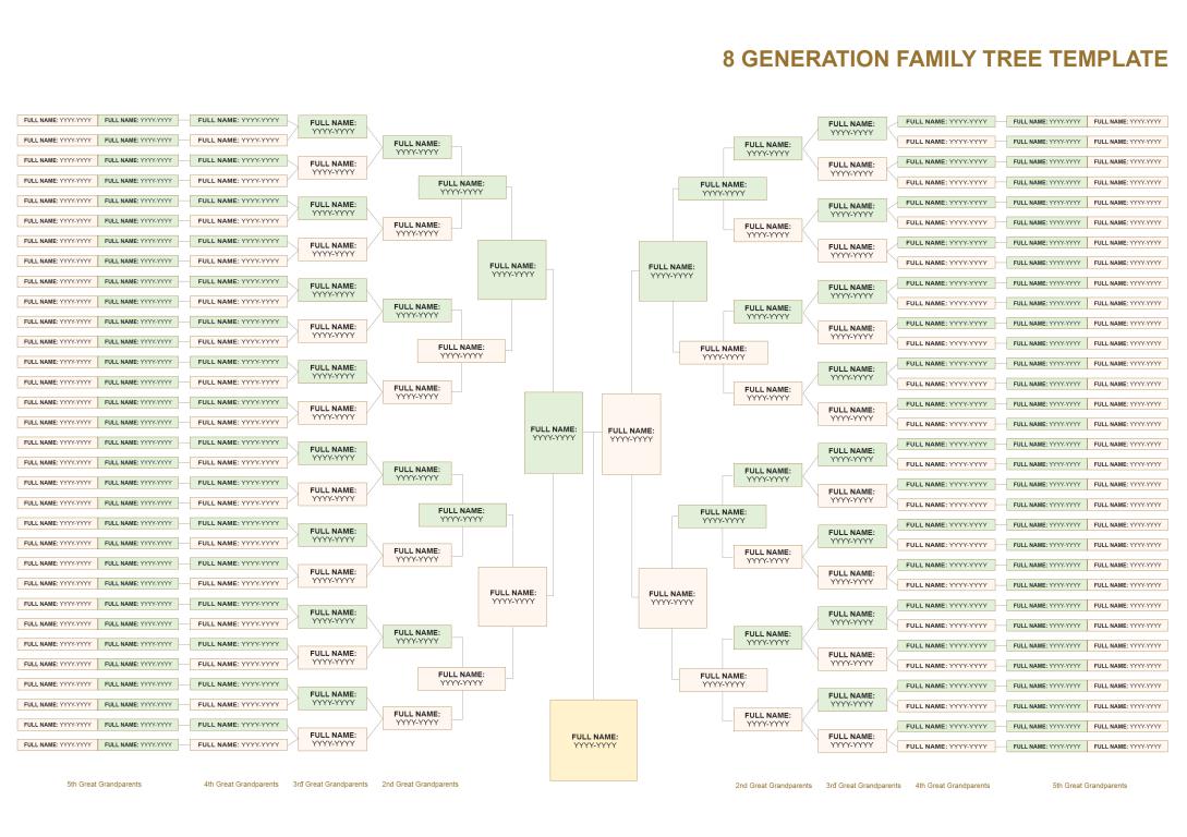 دانلود نمودار 8 Generation Family Tree 2 دانلود نمودار 8 Generation Family Tree