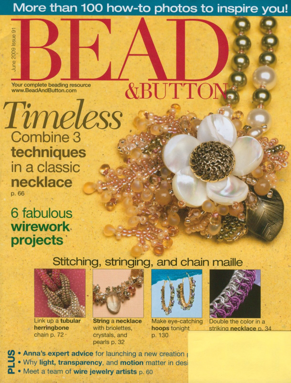 مجله منجوق دوزی Bead Button June 2009