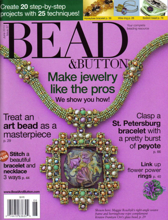 مجله منجوق دوزی Bead Button June 2010 2 مجله منجوق دوزی Bead Button June 2010